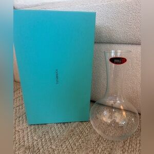NWT Riedel Tiffany Red Wine Decanter in Tiffany Box
